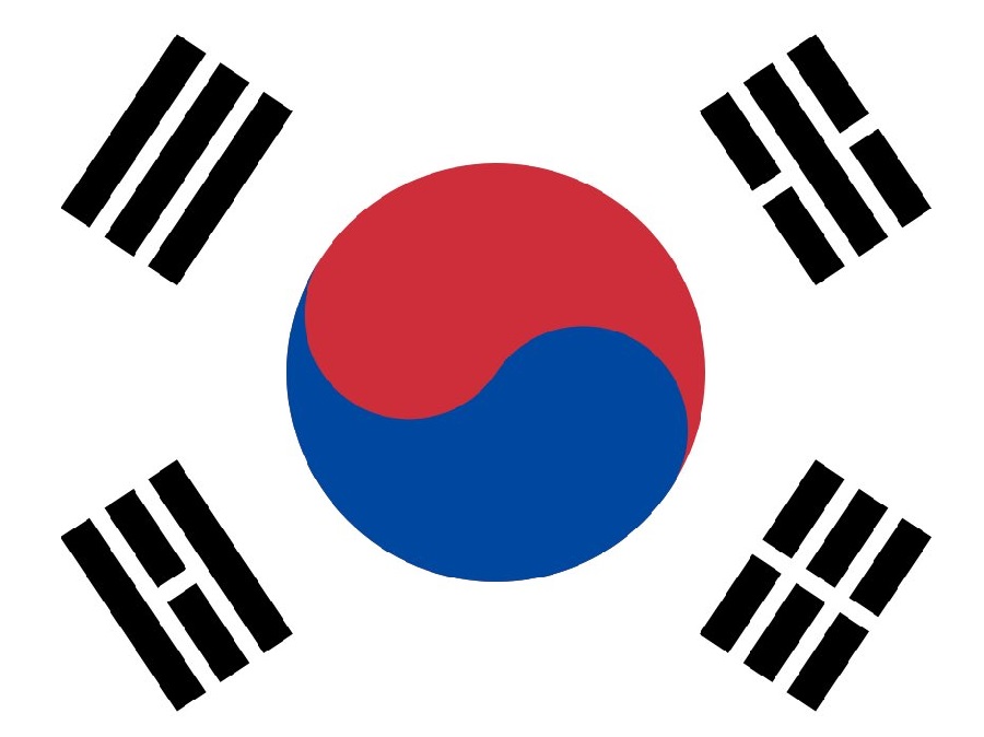 Quốc kỳ Hàn Quốc: \