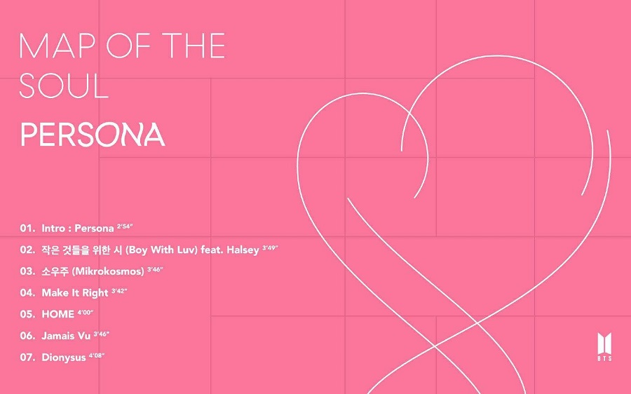 bts map of the soul persona album