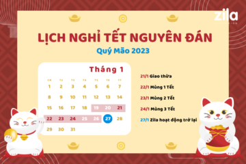 Lịch nghỉ Tết âm lịch (Quý Mão 2023) - Zila Education