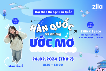 Sự kiện Hội thảo du học Hàn Quốc 2024 "Hàn Quốc và những ước mơ"