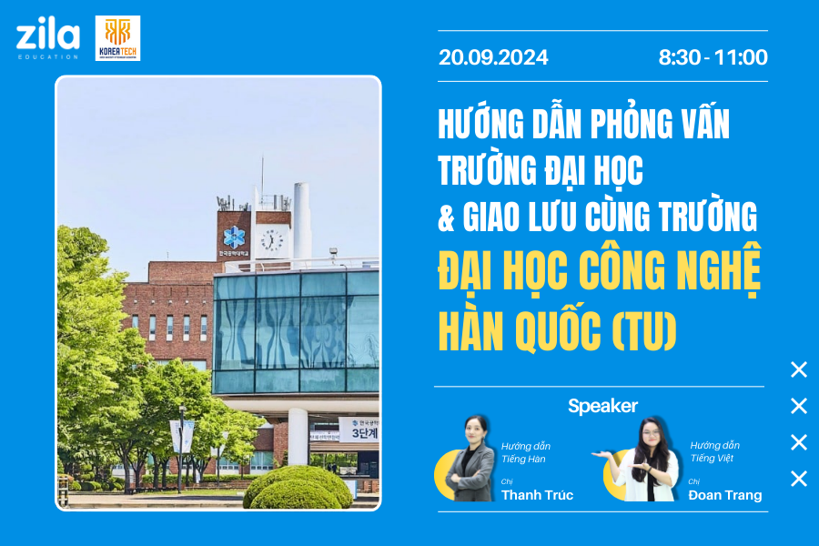 Zila và trường Đại học Công nghệ Hàn Quốc (TU)